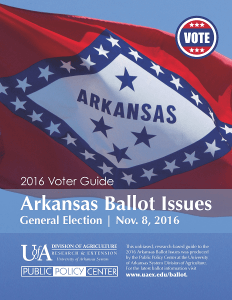 Arkansas 2016 Ballot Issue General Election November 8, 2016