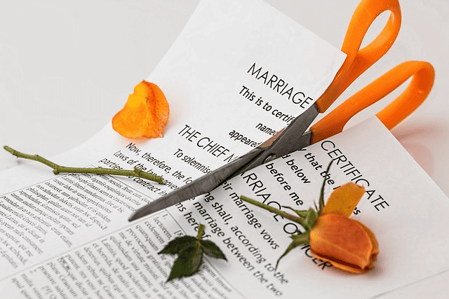 divorce, separation, marriage breakup, property division