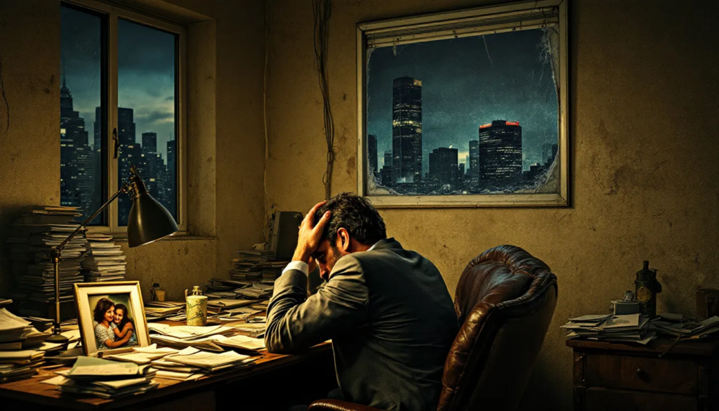 A business owner seeking legal and financial help after business fails.